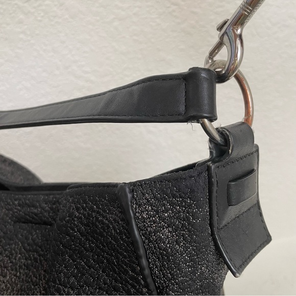 All Saints VOLTAIRE NORTH/SOUTH LEATHER TOTE in GUNMETAL Shoulder/Crossbody Bag - Picture 11 of 12